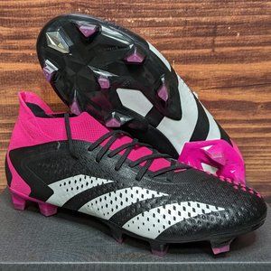 adidas Predator Accuracy.1 FG Men's 6/Women's 7 Black Pink soccer cleats GW4569